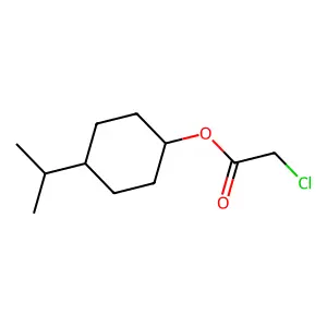(4-propan-2-ylcyclohexyl) 2-chloroacetate structure