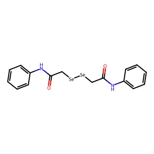 2-[(2-anilino-2-oxoethyl)diselanyl]-N-phenylacetamide structure