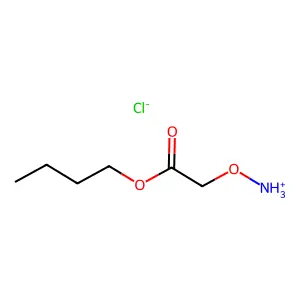 (2-butoxy-2-oxoethoxy)azanium chloride structure
