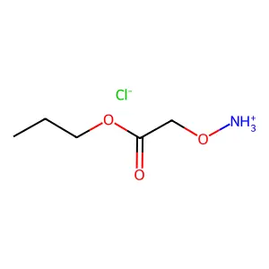 (2-oxo-2-propoxyethoxy)azanium chloride structure