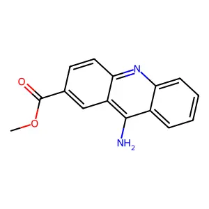 methyl 9-aminoacridine-2-carboxylate structure
