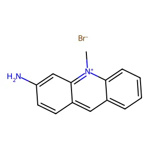 ACRIDINIUM, 3-AMINO-10-METHYL-, BROMIDE structure