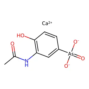 Calcium acetarsone structure