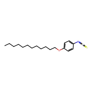 p-Dodecyloxyphenylisothiocyanate structure