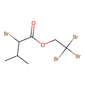 2,2,2-tribromoethyl 2-bromo-3-methylbutanoate structure