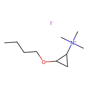 [(1S,2S)-2-butoxycyclopropyl]-trimethylazanium iodide structure