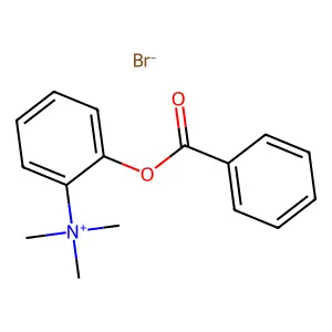 (2-benzoyloxyphenyl)-trimethylazanium bromide structure