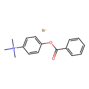 (4-benzoyloxyphenyl)-trimethylazanium bromide structure