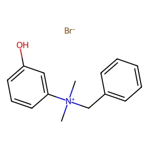 (3-Hydroxyphenyl)benzyldimethylammonium bromide structure