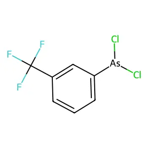 Dichloro(m-trifluoromethylphenyl)arsine structure