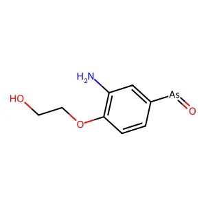 Compound C8H10AsNO3 structure
