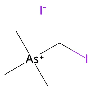 iodomethyl(trimethyl)arsanium iodide structure