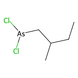 dichloro(2-methylbutyl)arsane structure