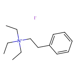 AMMONIUM, PHENETHYLTRIETHYL-, IODIDE structure