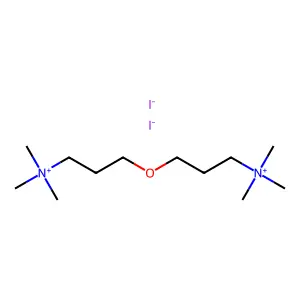 AMMONIUM, OXYBIS(TRIMETHYLENE)BIS(TRIMETHYL-, DIIODIDE structure