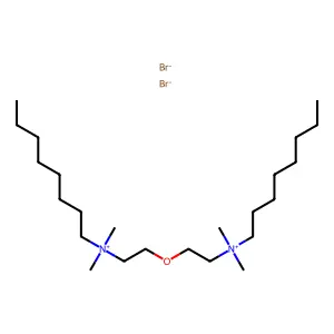 AMMONIUM, OXYDIETHYLENEBIS(DIMETHYLOCTYL-, DIBROMIDE structure