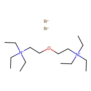 AMMONIUM, OXYDIETHYLENEBIS(TRIETHYL-, DIBROMIDE structure
