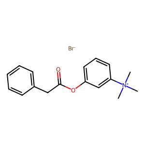 (3-Phenylacetoxy)phenyltrimethylammonium bromide structure