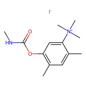 [2,4-dimethyl-5-(methylcarbamoyloxy)phenyl]-trimethylazanium iodide structure