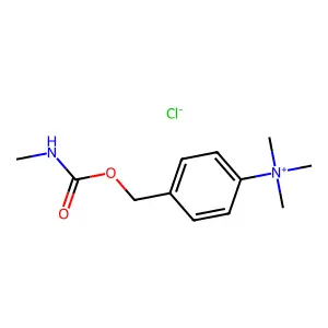 Carbamic acid, methyl-, 4-(trimethylammonio)benzyl ester, chloride structure