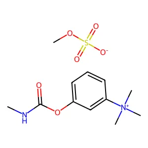 methyl sulfatetrimethyl-[3-(methylcarbamoyloxy)phenyl]azanium structure