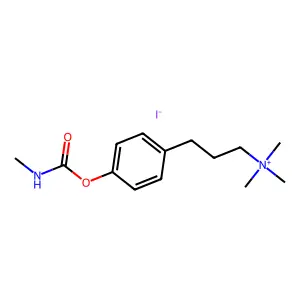 Carbamic acid, methyl-, 4-(3-(trimethylammonio)propyl)phenyl ester, iodide structure