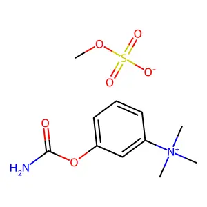 (3-carbamoyloxyphenyl)-trimethylazaniummethyl sulfate structure