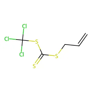 Trichloromethyl allyl perthioxanthate structure