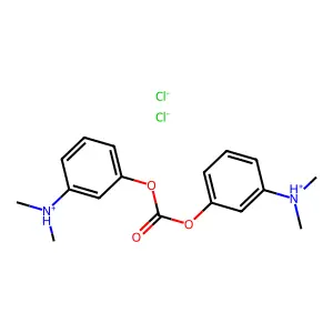Bis(3-dimethylaminophenyl) carbonate dihydrochloride structure