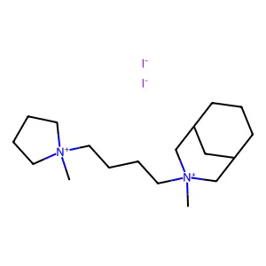 Compound C18H36I2N2 structure