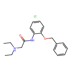 (2'-Benzyloxy-2-diethylamino)acetanilide hydrochloride structure