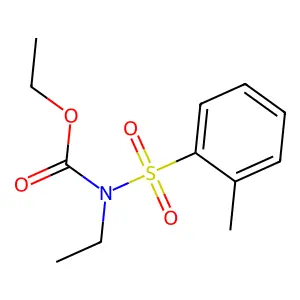 ethyl N-ethyl-N-(2-methylphenyl)sulfonylcarbamate structure
