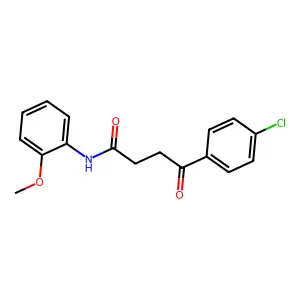 Compound C17H16ClNO3 structure