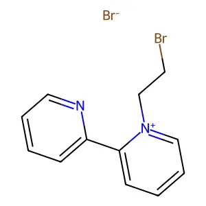 1-(2-bromoethyl)-2-pyridin-2-ylpyridin-1-ium bromide structure