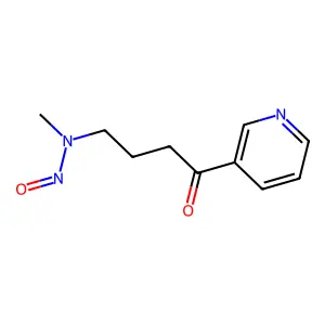 N-methyl-N-(4-oxo-4-pyridin-3-ylbutyl)nitrous amide structure