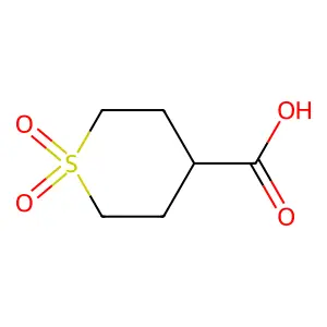 1,1-dioxothiane-4-carboxylic acid structure