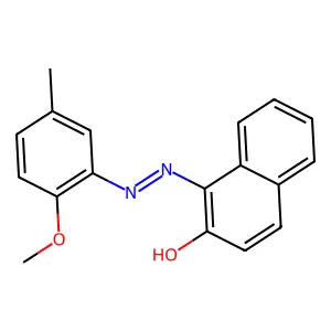 1-[(2-methoxy-5-methylphenyl)diazenyl]naphthalen-2-ol structure