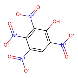 Compound C6H2N4O9 structure