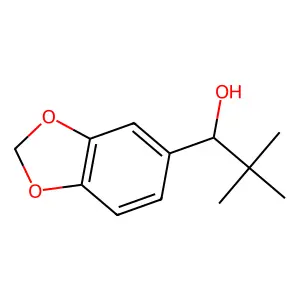 1-(1,3-benzodioxol-5-yl)-2,2-dimethylpropan-1-ol structure