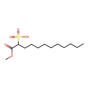 Methyl laurate-2-sulfonic acid structure
