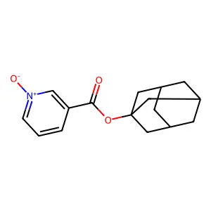 3-(3-Adamantyloxycarbonyl)pyridine 1-oxide structure