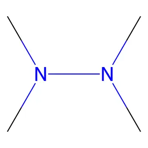 Tetramethylhydrazine structure