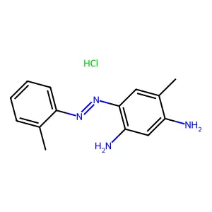 1,3-Benzenediamine, 4-methyl-6-[(2-methylphenyl)azo]-, monohydrochloride structure