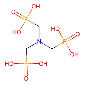 [bis(phosphonomethyl)amino]methylphosphonic acid structure