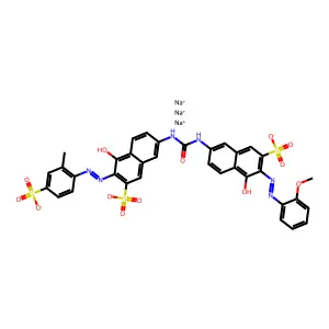 Compound C35H25N6Na3O13S3 structure