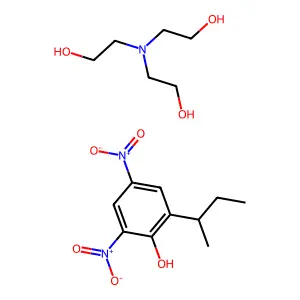 Dinoseb-trolamine structure