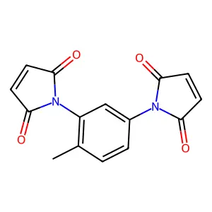 1-[3-(2,5-dioxopyrrol-1-yl)-4-methylphenyl]pyrrole-2,5-dione structure