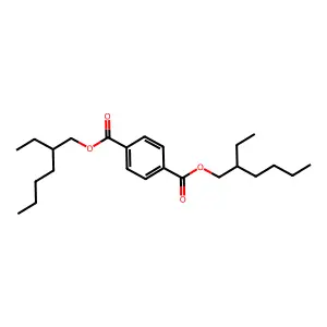 Di-(2-ethylhexyl) terephthalate structure