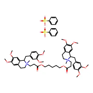 Atracurium besylate structure