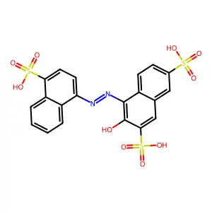 FD&C Red No. 2 structure